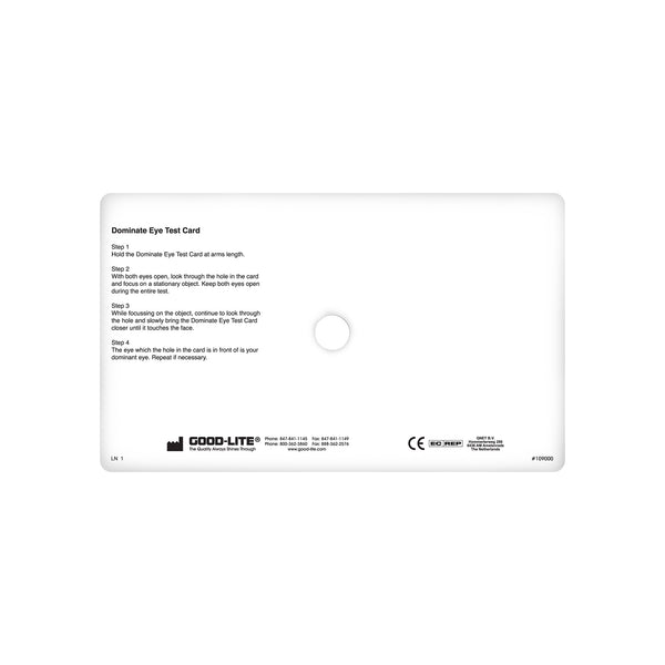 Good-Lite Co Dominant Eye Test Card