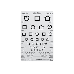 Good-Lite Illuminated Charts Chart(Distance): ESV1200™ and ESV1500™ - LEA SYMBOLS® 12-Line - Chart Only (13ft/4m) Chart(Distance): ESV1200™ and ESV1500™ - LEA SYMBOLS® 12-Line