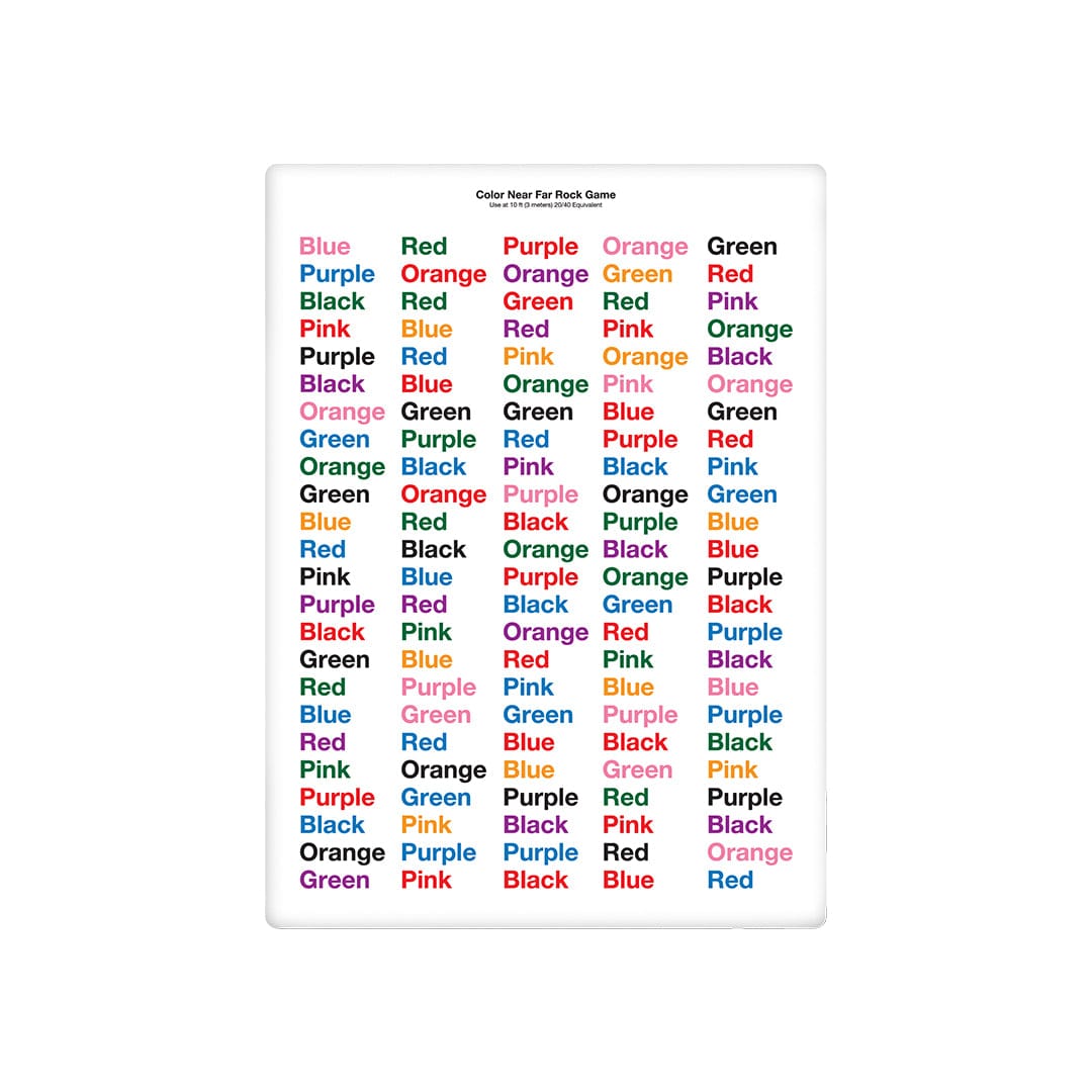 Good-Lite Therapeutic Aids Color Facility Rock Game: English Color Facility Rock Game