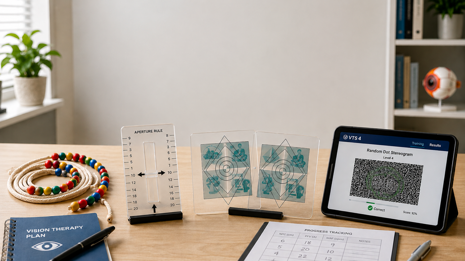 Sequencing Vision Therapy Tools: From Brock String to Vectograms