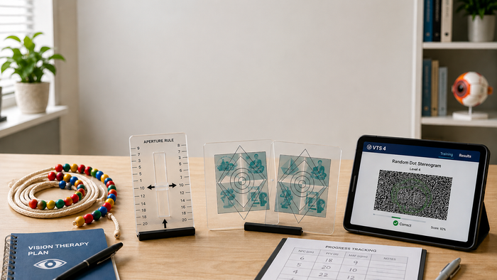 Sequencing Vision Therapy Tools: From Brock String to Vectograms