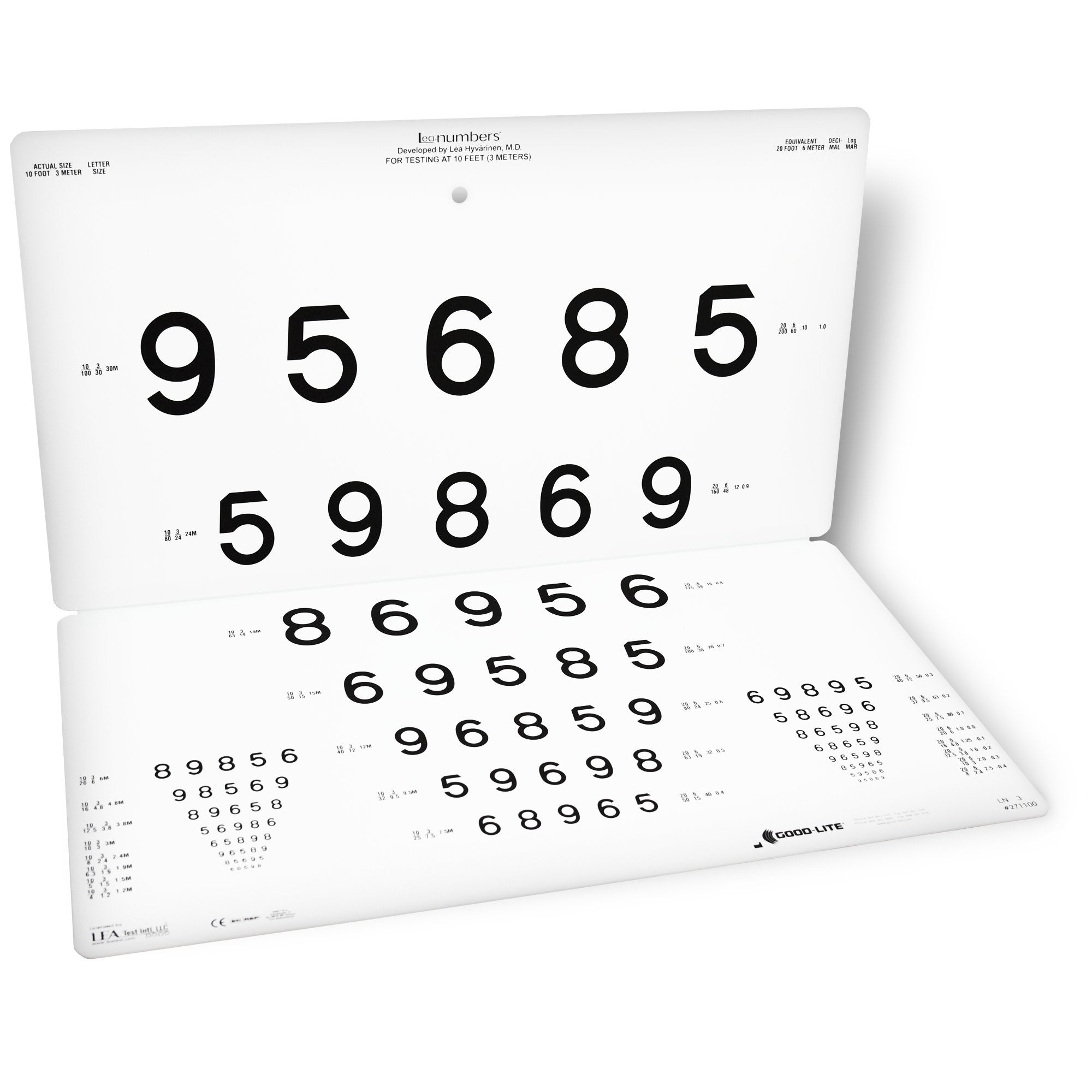 LEA NUMBERS® – tagged "Reading Charts" – Good-Lite Co