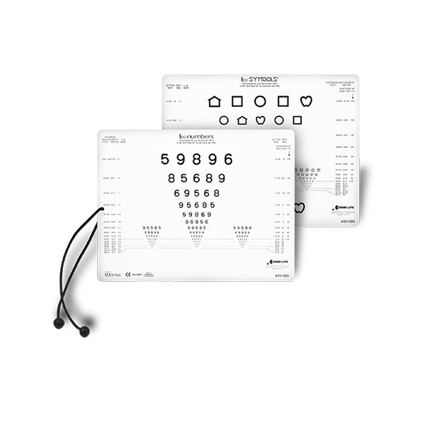 LEA SYMBOLS® & LEA NUMBERS® Near Vision Card