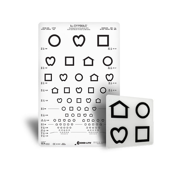 LEA SYMBOLS® Translucent Distance ESV1200™ and ESV1500™ Chart - Set