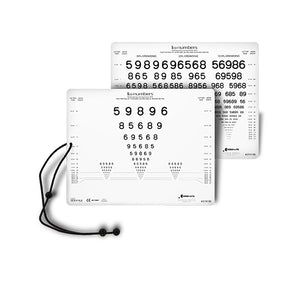 LEA NUMBERS® Intermediate & Near Vision Card