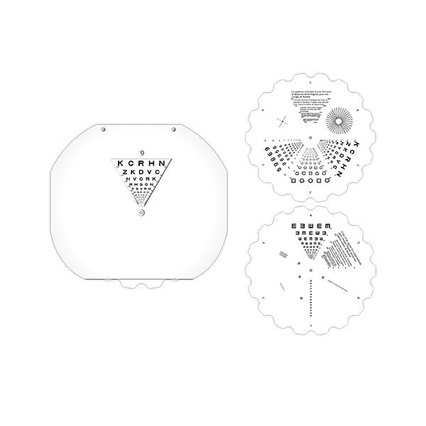 Portuguese and French Phoropter Roto Chart