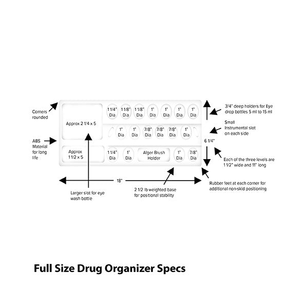 Drug Organizers - Full Size Drug Organizer