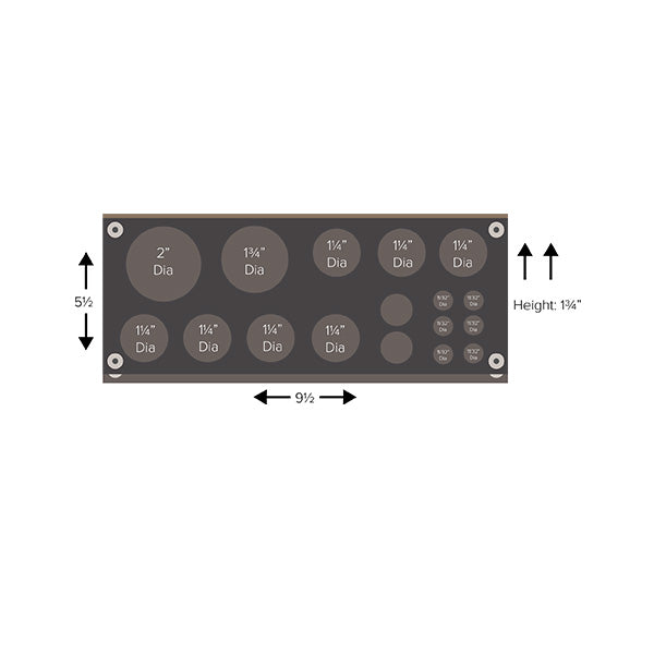 Bronze Plexiglas Drug Organizer