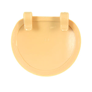 Beige Leaf Style Clip-On Occluders - 44mm