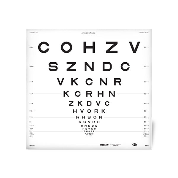 ETDRS 2000 Series ESV3000™ and ESC2000™ Chart 1 Eye Chart