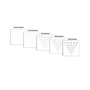 ETDRS Low Contrast Letter ESV3000™ and ESC2000™ Charts - 10% Contrast