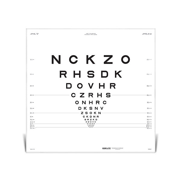 ETDRS Original Series ESV3000™ and ESC2000™ Chart 1 for 10 feet/3 meters