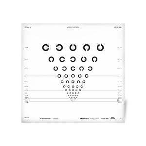 Landolt C ETDRS Clinical Trial Chart for ESV3000™ and ESC2000™