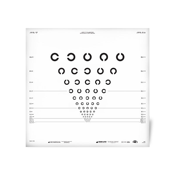 Landolt C ETDRS Clinical Trial Chart for ESV3000™ and ESC2000™