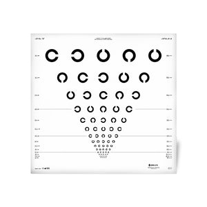 Landolt "C" ETDRS ESV3000™ and ESC2000™ Chart for 13 feet (4 meters) Scrambled