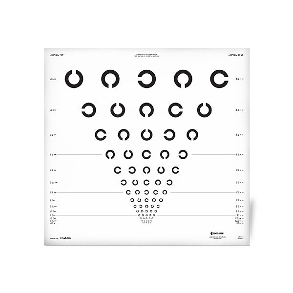 Landolt "C" ETDRS ESV3000™ and ESC2000™ Chart for 13 feet (4 meters) Scrambled