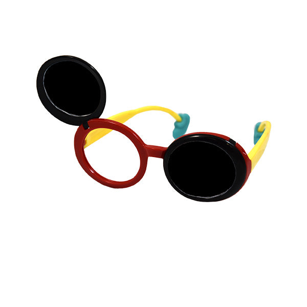 Flip-Up Occluder Glasses Fun Frames - Opaque