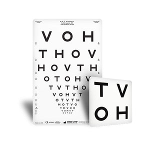 HOTV Proportionally Spaced Distance ESV1200™ and ESV1500™ Chart - Set