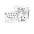 HOTV Distance Folding Pediatric Eye Chart