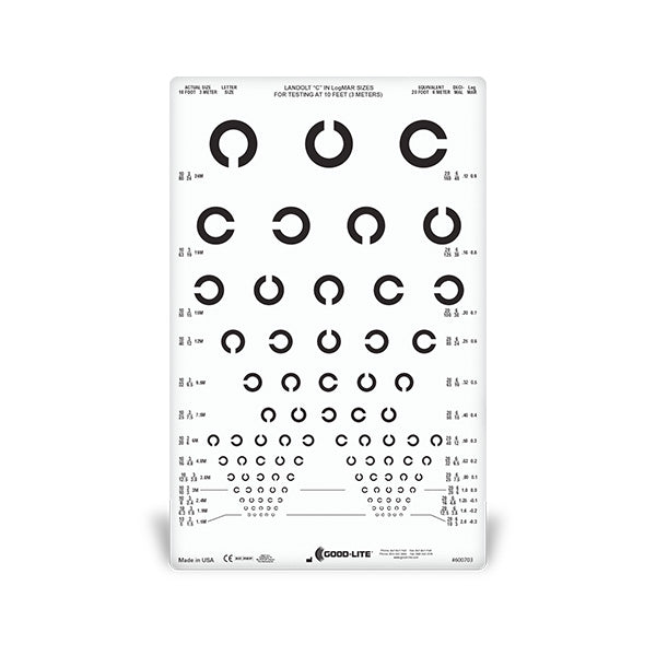 Landolt C Distance ESV1200™ and ESV1500™ Chart