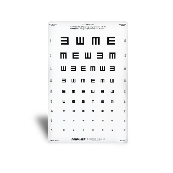 Tumbling E Wide-Spaced Distance ESV1200™ and ESV1500™ Chart