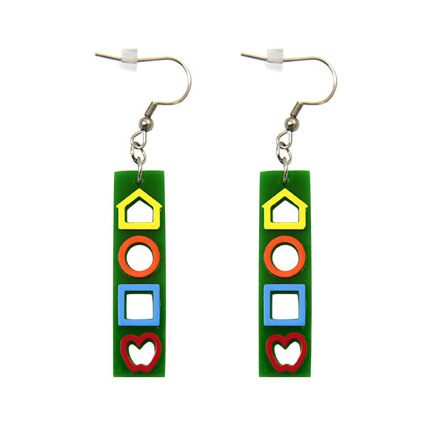 Vertical LEA SYMBOLS® Earrings