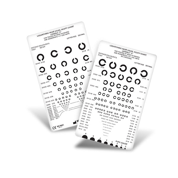 E and C Near Vision Card