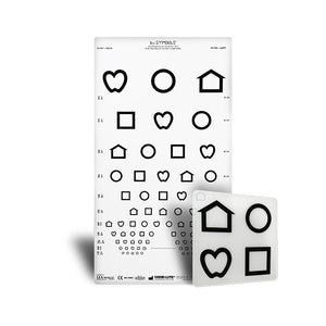 LEA SYMBOLS® Proportional Distance ESV1018™ Chart - Set