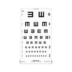 Tumbling E Linear-spaced Distance ESV1018™ Chart