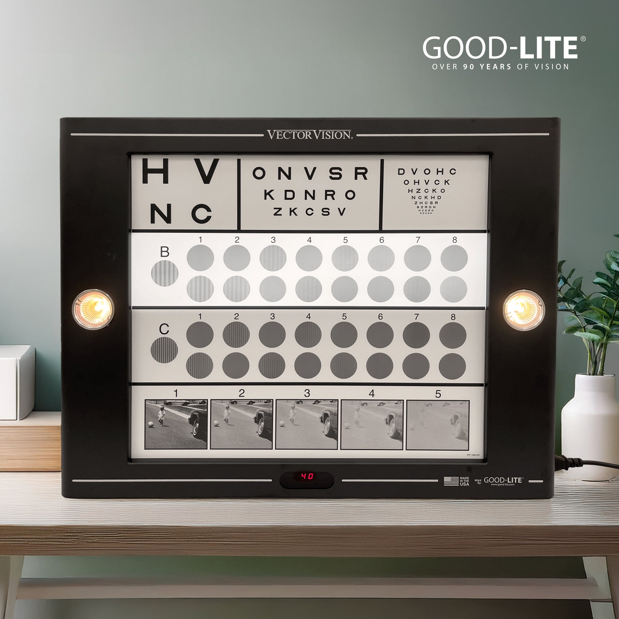 CSV-1000® HGT Test Instrument Viewer with Glare Lights