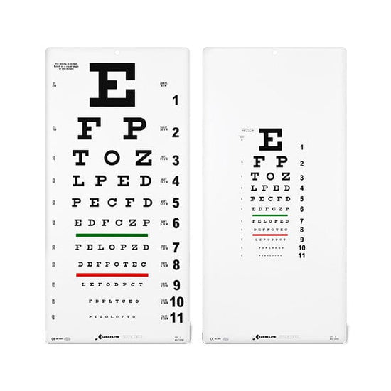 10 and 20 FT (3 and 6 M) Snellen Chart | Good-Lite