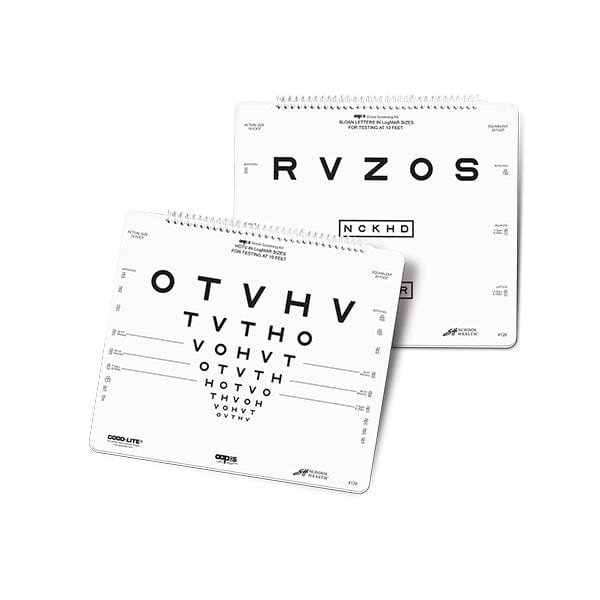 Good-Lite 129001-Chart Only AAPOS Vision Screening Kit with HOTV and Sloan Letter