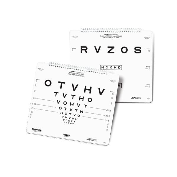 AAPOS Vision Screening HOTV and Sloan Letters Charts Only (10ft/3m
