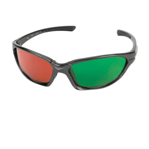 Good-Lite 153160-Adult Red & Green Wraparound Glasses