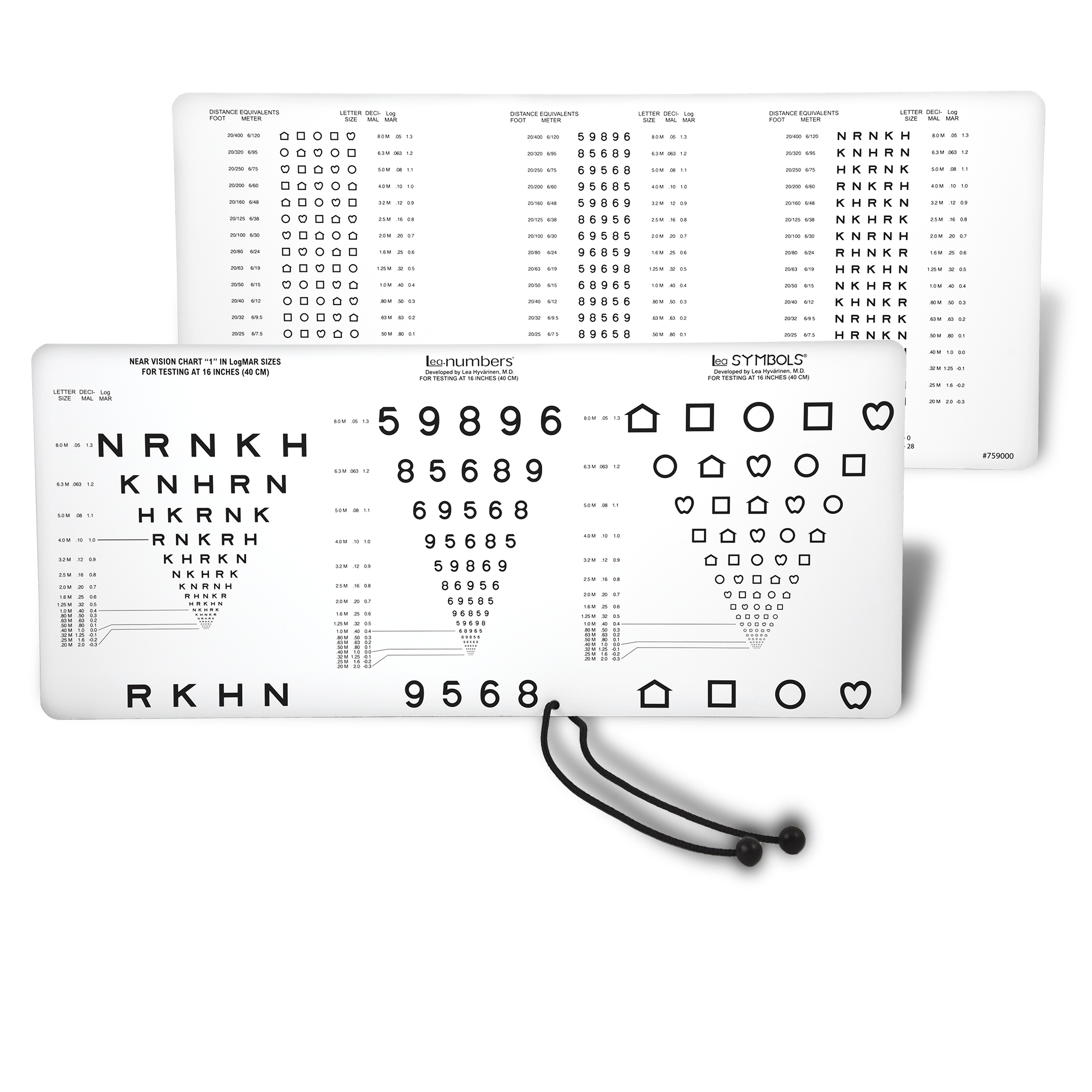 3 in 1 Near Visual Acuity Test