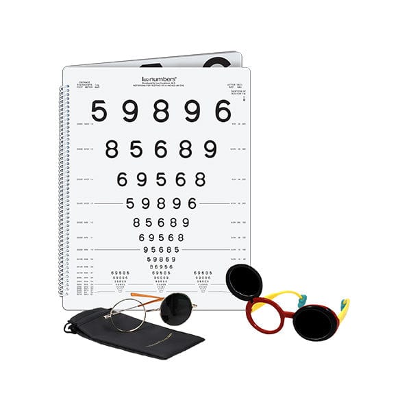 Good-Lite 513100-Left Side Binding Set LEA NUMBERS® Low Vision Book