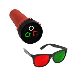 Good-Lite 520600-LEA SYMBOLS® Flashlight set with Adult Red/Green Glasses LED Worth 4-Dot Flashlight