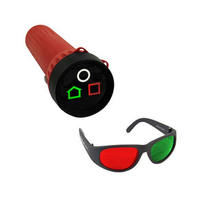 Good-Lite 520601-LEA SYMBOLS® Flashlight set with Pediatric Red/Green Glasses LED Worth 4-Dot Flashlight