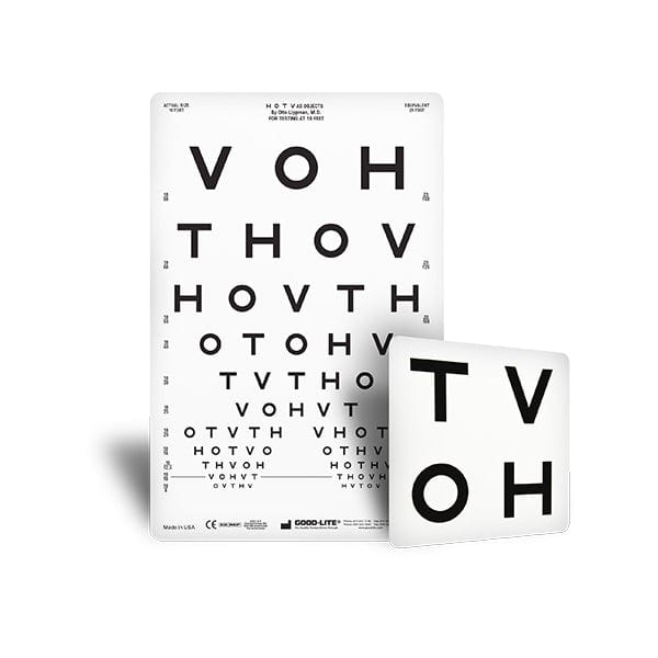 HOTV Pediatric Eye Chart for ESV1200™ and ESV1500™ Illuminated Cabinet