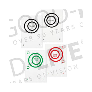 Good-Lite 710506-Black 1 Pair Clear Good-Lite Eccentric Circles