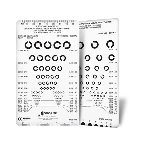 Good-Lite 8 Position Landolt "C" Pocket Near Cards