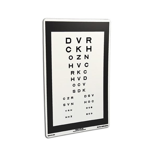 Good-Lite 900700-Chart Only Sloan Letter Insta-Line Chart