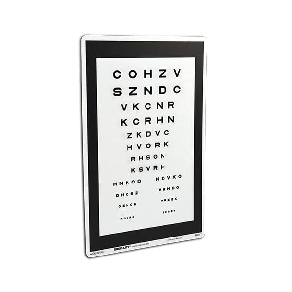 Good-Lite 900711-Chart Only Sloan Letter Insta-Line Chart