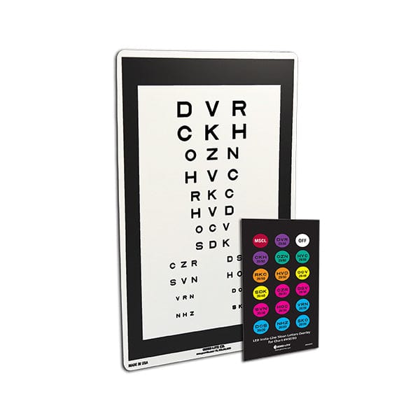 Good-Lite 904011-With Overlay Sloan Letter Insta-Line Chart