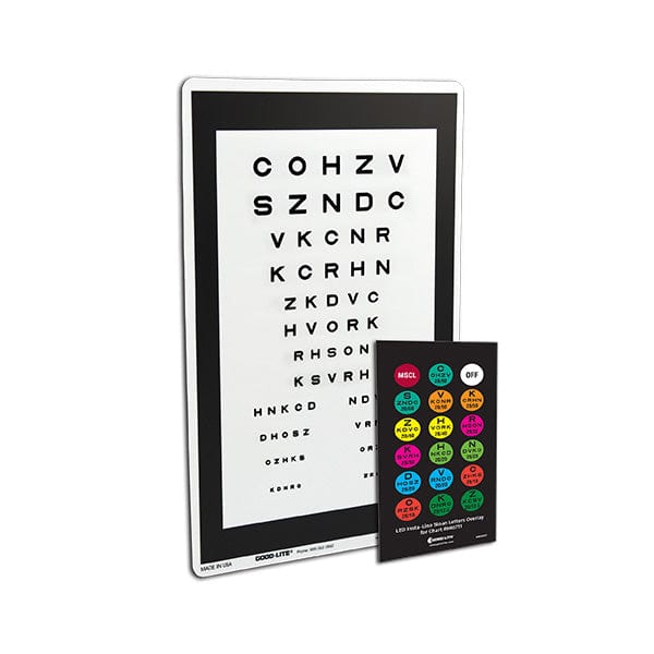 Good-Lite 904029-With Overlay Sloan Letter Insta-Line Chart