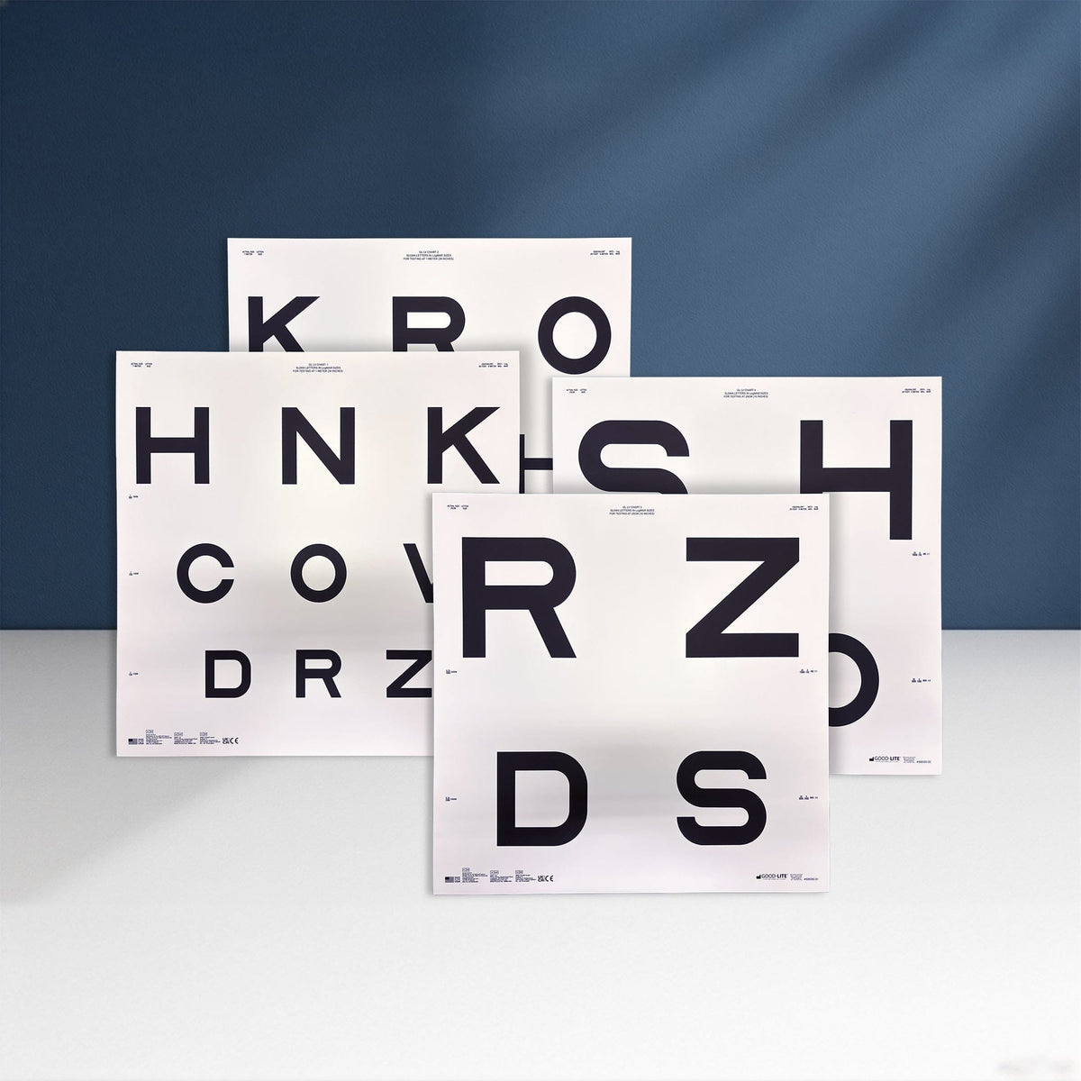 Good-Lite Chart: ESV3000™ and ESC2000™ - Sloan Letter Good-Lite Low Vision Charts