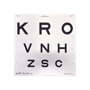 Good-Lite Intermediate chart: ESV3000™ and ESC2000™ - Sloan Letter Good-Lite Low Vision - Chart 2 - Mixed Order (39"/1m) Chart: ESV3000™ and ESC2000™ - Sloan Letter Good-Lite Low Vision Charts