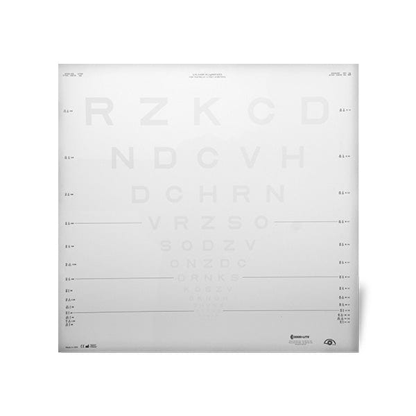 Good-Lite Co 2.5% ETDRS Contrast Chart for 13 feet (4 meters)