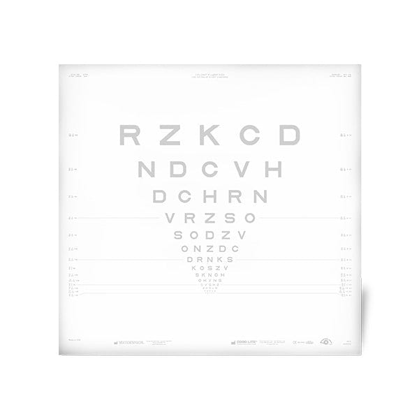 Good-Lite Co 2.5% ETDRS Sloan Letter Contrast Chart for 10 Ft