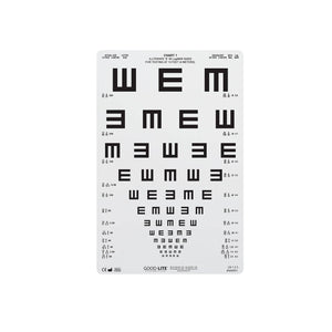 Good-Lite Co Chart(Distance): ESV1200™ and ESV1500™ - Tumbling E (13ft/4m)